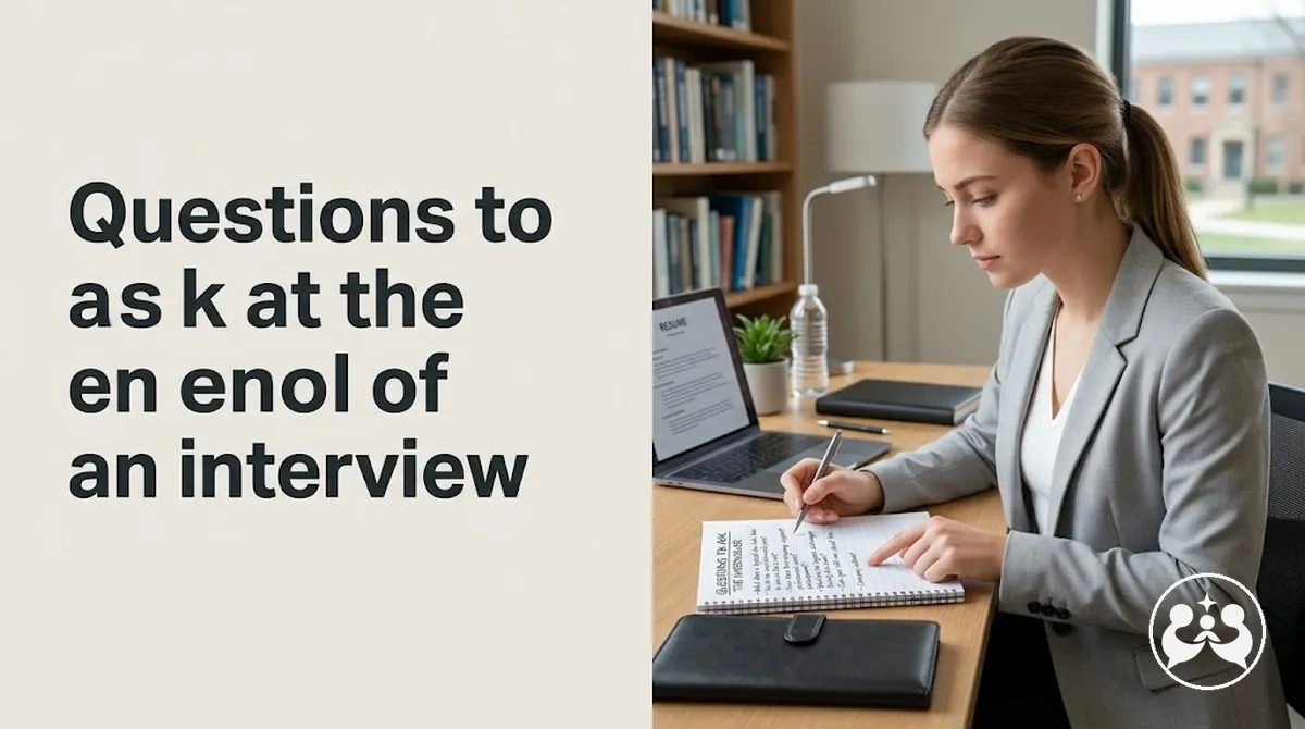 Candidate reviewing questions to ask an internship interviewer