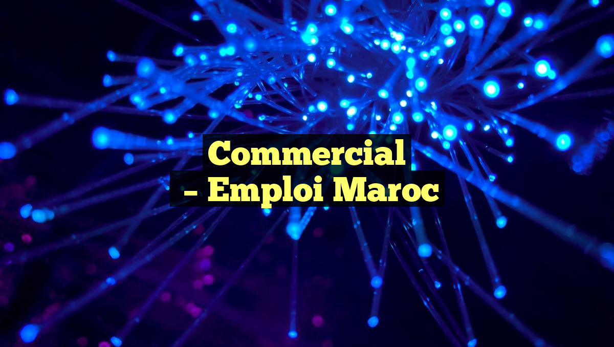 Commercial
– Emploi Maroc