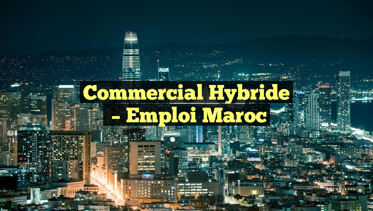 Commercial Hybride
– Emploi Maroc