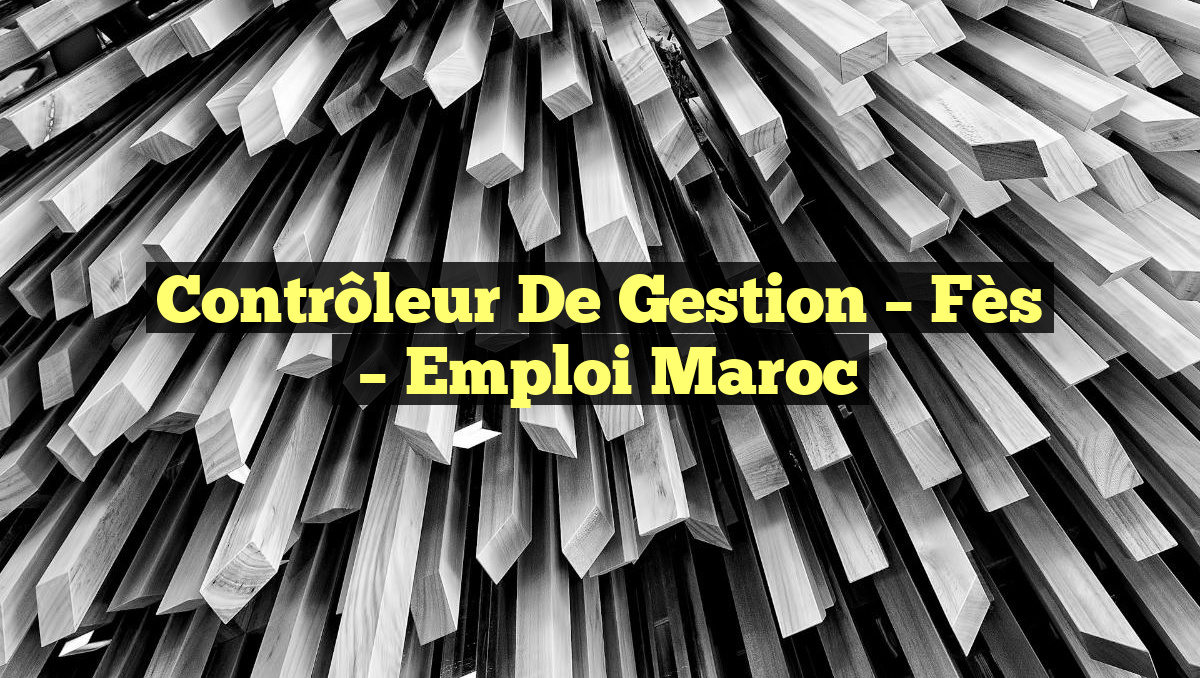 Contrôleur de Gestion – Fès
– Emploi Maroc