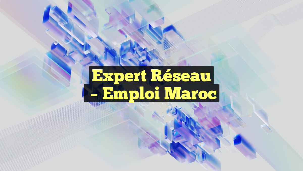 Expert Réseau
– Emploi Maroc