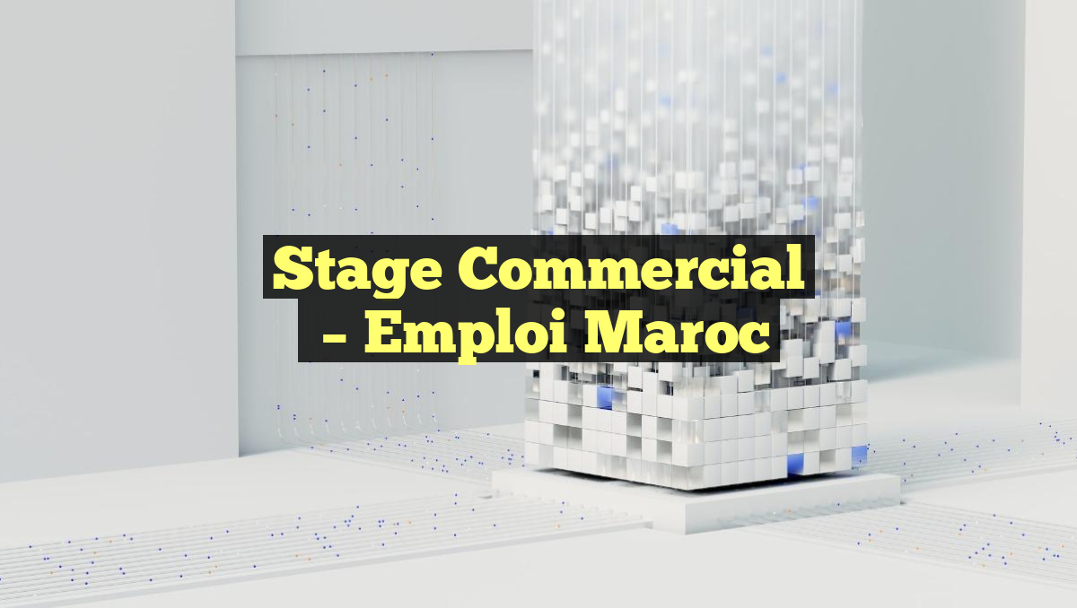 Stage Commercial
– Emploi Maroc
