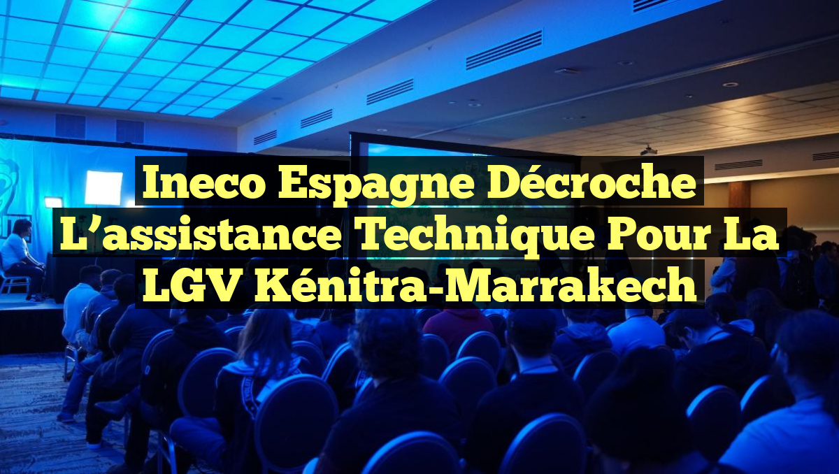 Ineco Espagne décroche l&rsquo;assistance technique pour la LGV Kénitra-Marrakech