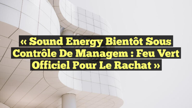« Sound Energy bientôt sous contrôle de Managem : feu vert officiel pour le rachat » « Sound Energy bientôt sous contrôle de Managem : feu vert officiel pour le rachat »