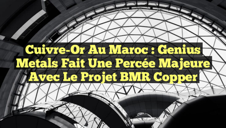 Cuivre-Or au Maroc : Genius Metals fait une percée majeure avec le projet BMR Copper