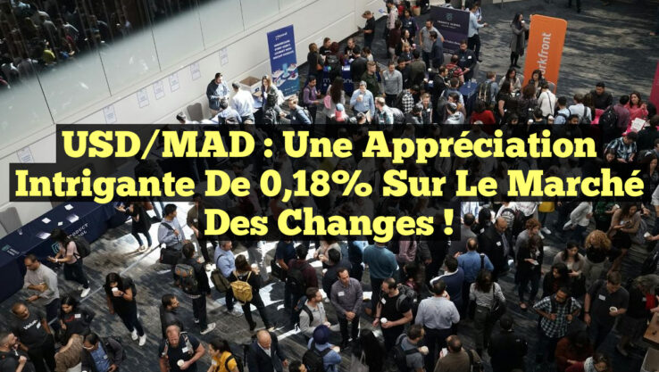 USD/MAD : Une appréciation intrigante de 0,18% sur le marché des changes !