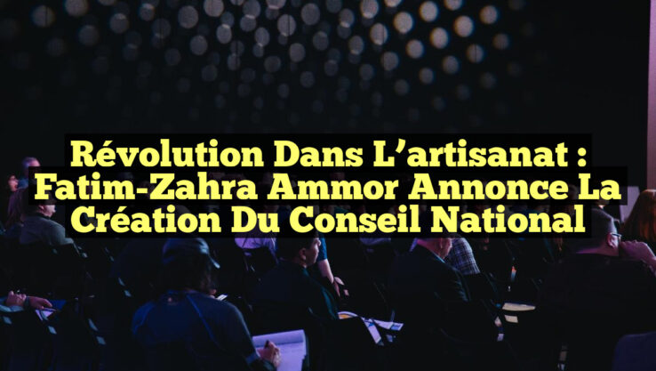 Révolution dans l’artisanat : Fatim-Zahra Ammor annonce la création du Conseil national Révolution dans l’artisanat : Fatim-Zahra Ammor annonce la création du Conseil national