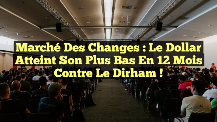 Marché des Changes : Le Dollar atteint son plus bas en 12 mois contre le Dirham !