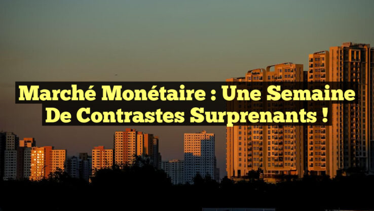 Marché monétaire : Une Semaine de Contrastes surprenants !