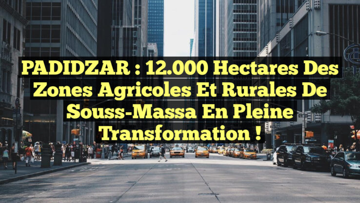 PADIDZAR : 12 000 hectares des zones agricoles et rurales de Souss-Massa en pleine transformation ! PADIDZAR : 12.000 hectares des zones agricoles et rurales de Souss-Massa en pleine transformation !