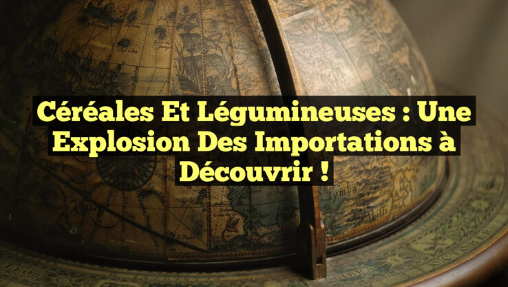 Céréales et Légumineuses : Une Explosion des Importations à Découvrir !