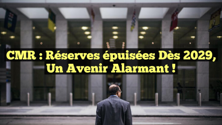 CMR : Réserves épuisées dès 2029, un avenir alarmant !