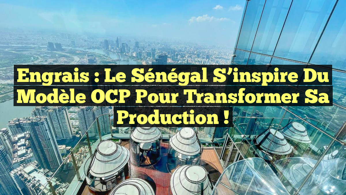 Engrais : Le Sénégal s&rsquo;inspire du modèle OCP pour transformer sa production !