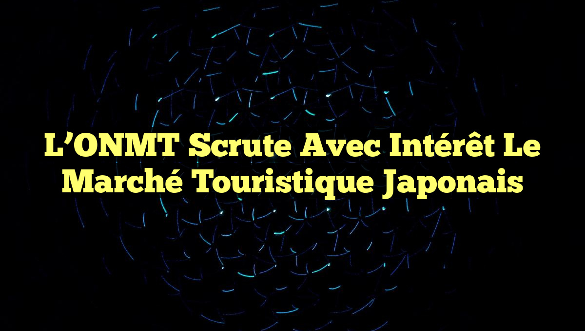 L&rsquo;ONMT Scrute avec Intérêt le Marché Touristique Japonais
