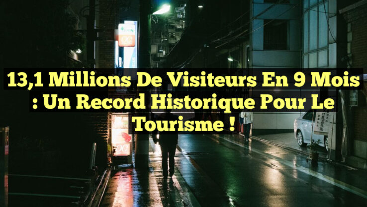 13,1 Millions de Visiteurs en 9 Mois : Un Record Historique pour le Tourisme ! 13,1 Millions de Visiteurs en 9 Mois : Un Record Historique pour le Tourisme !
