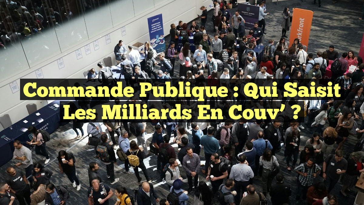 Commande Publique : Qui Saisit les Milliards En Couv&rsquo; ?