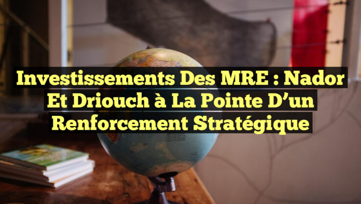 Investissements des MRE : Nador et Driouch à la Pointe d’un Renforcement Stratégique