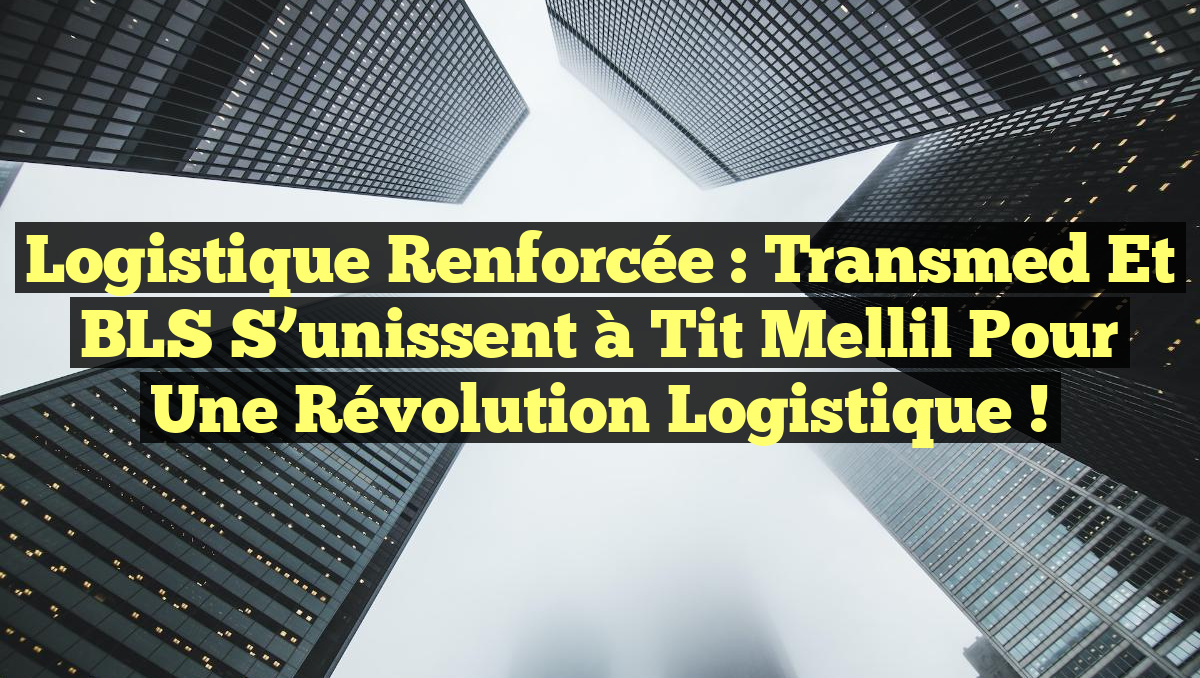 Logistique Renforcée : Transmed et BLS S&rsquo;unissent à Tit Mellil pour Une Révolution Logistique !