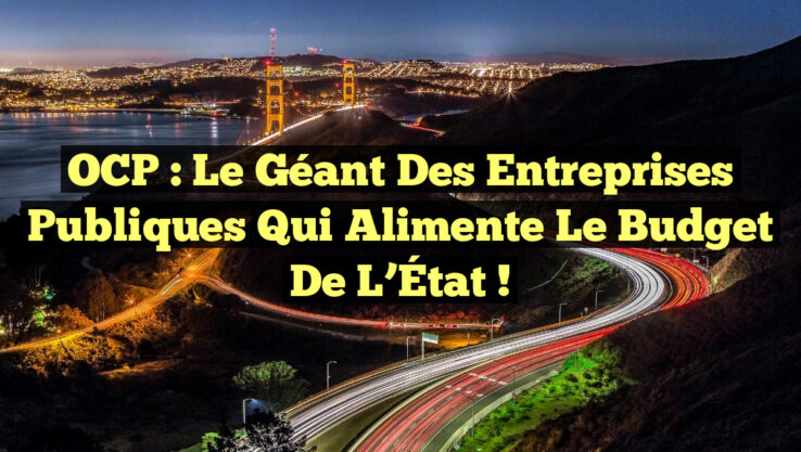 OCP : Le Géant des Entreprises Publiques qui Alimente le Budget de l’État !
