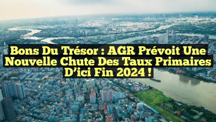 Bons du Trésor : AGR prévoit une nouvelle chute des taux primaires d’ici fin 2024 ! Bons du Trésor : AGR prévoit une nouvelle chute des taux primaires d’ici fin 2024 !