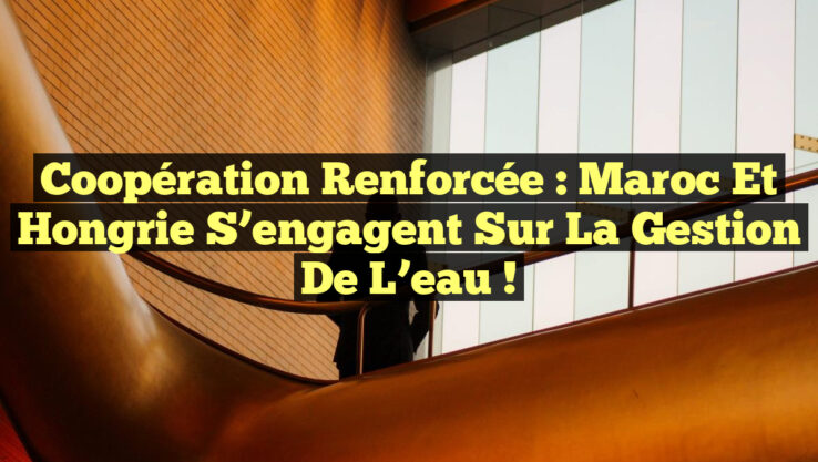 Coopération renforcée : Maroc et Hongrie s’engagent sur la gestion de l’eau !