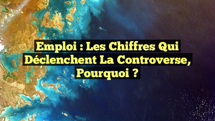 Emploi : Les Chiffres Qui Déclenchent la Controverse, Pourquoi ?