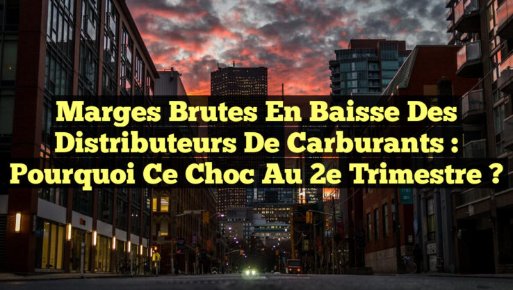 Marges Brutes en Baisse des Distributeurs de Carburants : Pourquoi ce Choc au 2e Trimestre ?