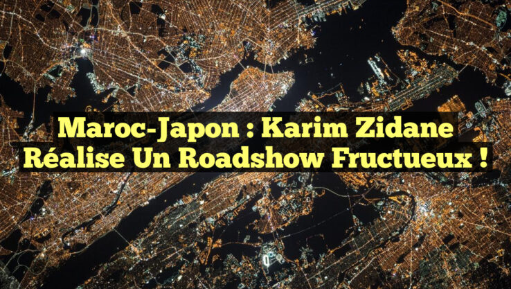 Maroc-Japon : Karim Zidane réalise un roadshow fructueux !