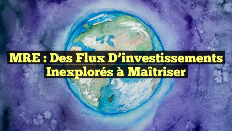 MRE : des flux d’investissements inexplorés à maîtriser