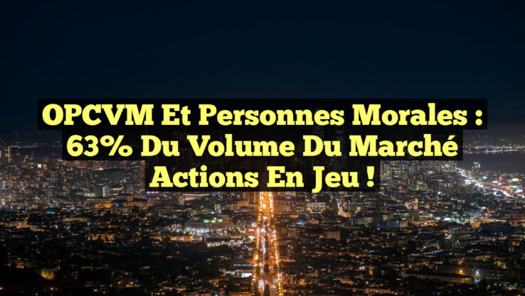 OPCVM et Personnes Morales : 63% du Volume du Marché Actions en Jeu !