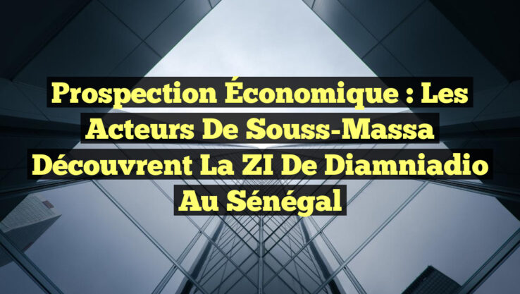 Prospection Économique : Les Acteurs de Souss-Massa Découvrent la ZI de Diamniadio au Sénégal