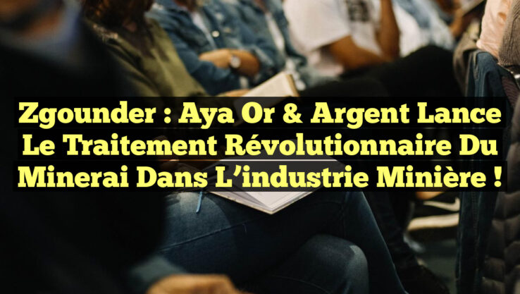 Zgounder : Aya Or & Argent lance le traitement révolutionnaire du minerai dans l’industrie minière !