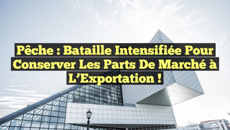 Pêche : Bataille Intensifiée pour Conserver les Parts de Marché à l’Exportation !