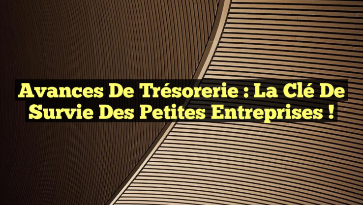Avances de Trésorerie : La Clé de Survie des Petites Entreprises !
