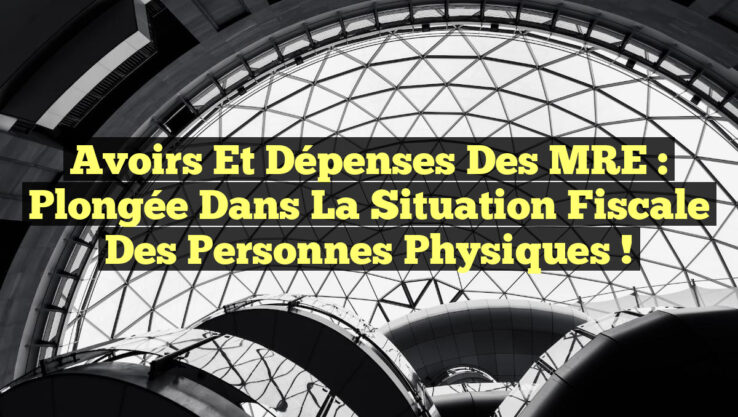 Avoirs et Dépenses des MRE : Plongée dans la Situation Fiscale des Personnes Physiques !