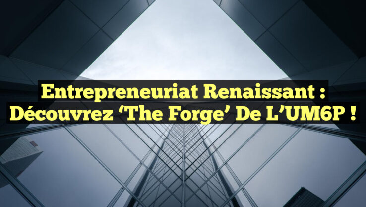 Entrepreneuriat Renaissant : Découvrez ‘The Forge’ de l’UM6P !