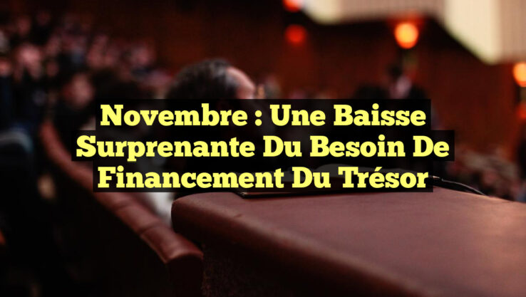 Novembre : Une Baisse Surprenante du Besoin de Financement du Trésor Novembre : Une Baisse Surprenante du Besoin de Financement du Trésor