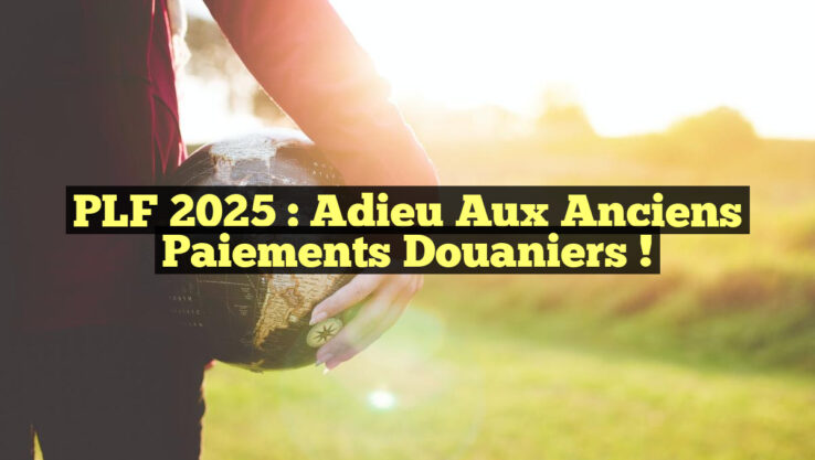 PLF 2025 : Adieu aux anciens paiements douaniers !