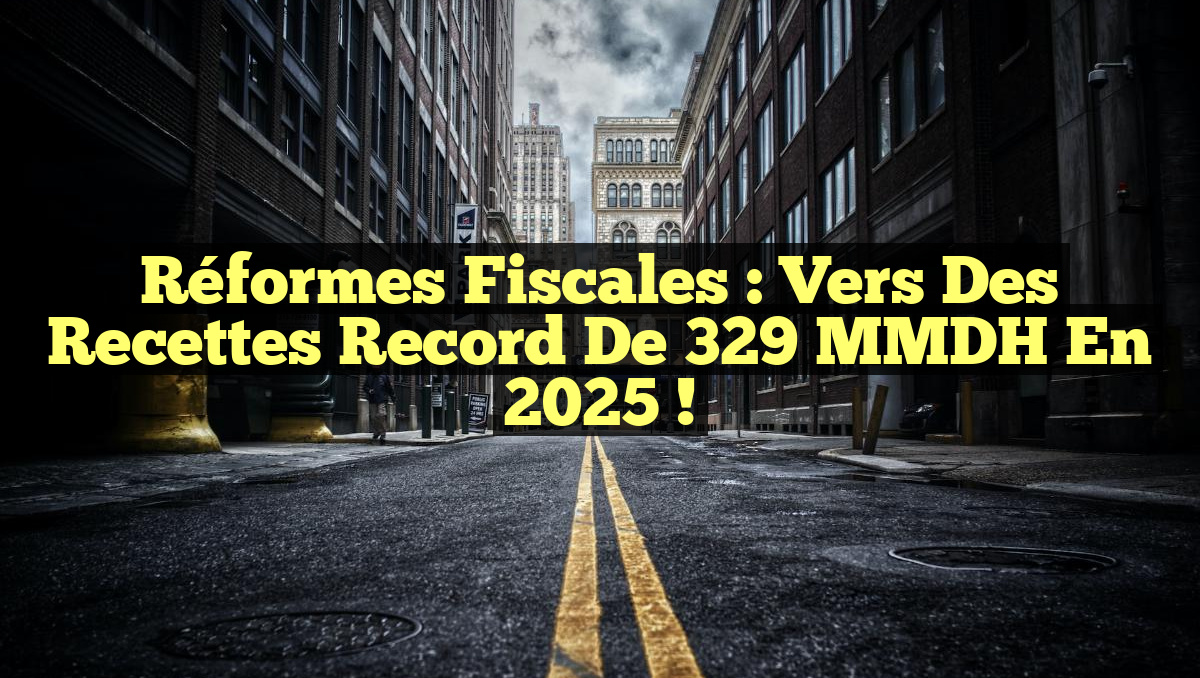Réformes fiscales : Vers des recettes record de 329 MMDH en 2025 !