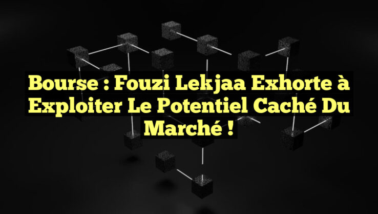 Bourse : Fouzi Lekjaa exhorte à exploiter le potentiel caché du marché ! Bourse : Fouzi Lekjaa exhorte à exploiter le potentiel caché du marché !