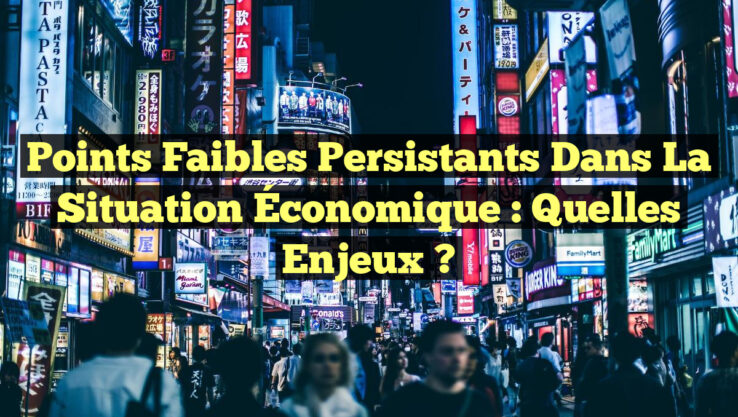 Points Faibles Persistants dans la Situation Économique : Quelles Enjeux ?