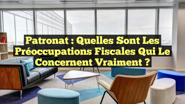 Patronat : Quelles sont les préoccupations fiscales qui le concernent vraiment ? Patronat : Quelles sont les préoccupations fiscales qui le concernent vraiment ?