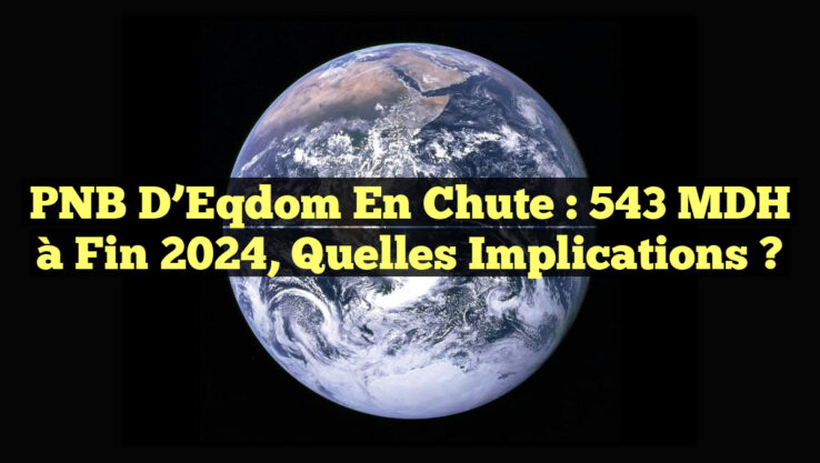 PNB d’Eqdom en chute : 543 MDH à fin 2024, quelles implications ?
