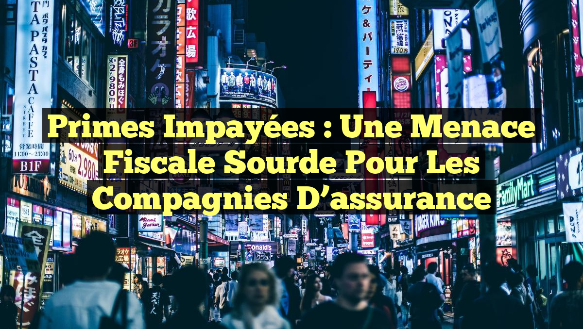 Primes impayées : une menace fiscale sourde pour les compagnies d&rsquo;assurance