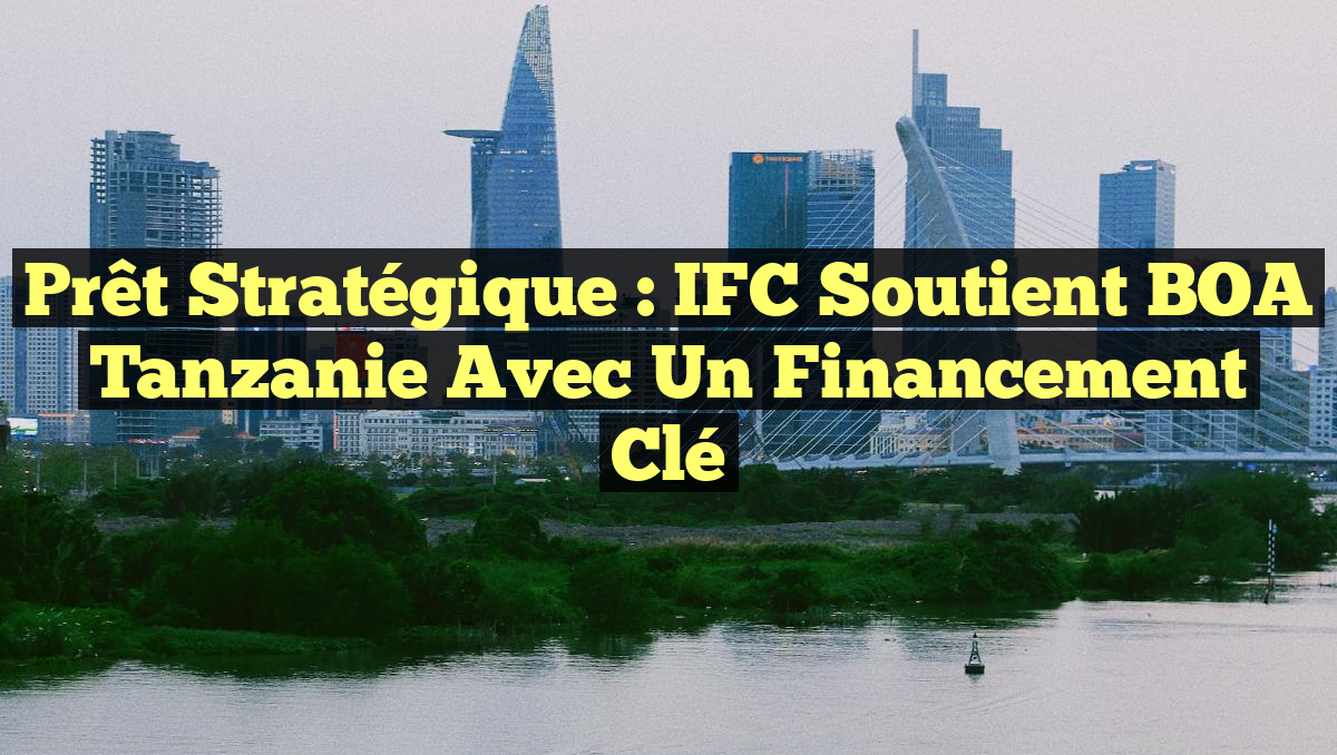 Prêt Stratégique : IFC Soutient BOA Tanzanie avec un Financement Clé