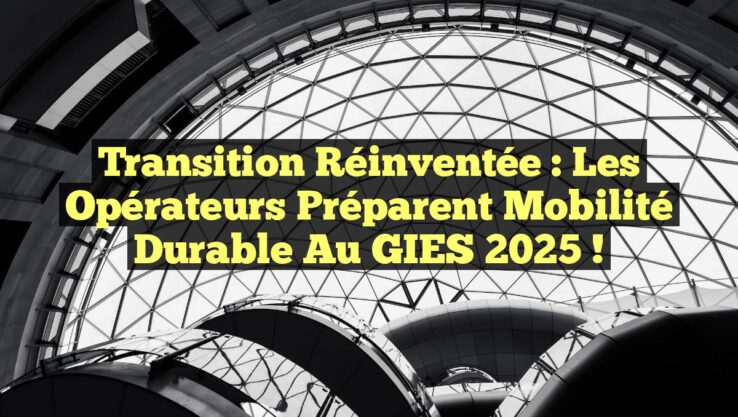 Transition Réinventée : Les Opérateurs Préparent Mobilité Durable au GIES 2025 !