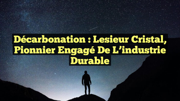 Décarbonation : Lesieur Cristal, pionnier engagé de l’industrie durable Décarbonation : Lesieur Cristal, pionnier engagé de l’industrie durable
