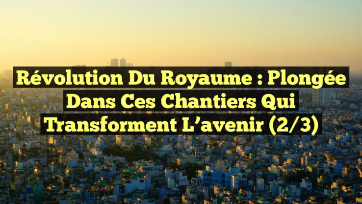 Révolution du Royaume : Plongée dans ces chantiers qui transforment l’avenir (2/3)