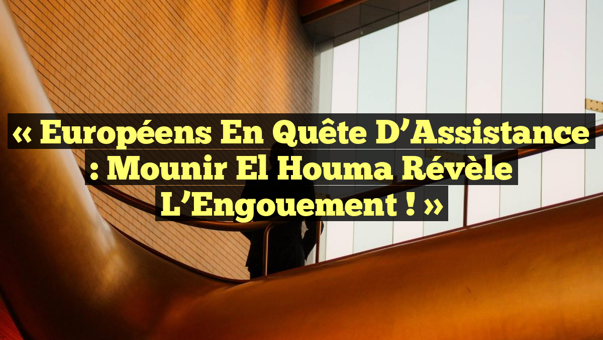 « Européens en Quête d&rsquo;Assistance : Mounir El Houma Révèle l&rsquo;Engouement ! »