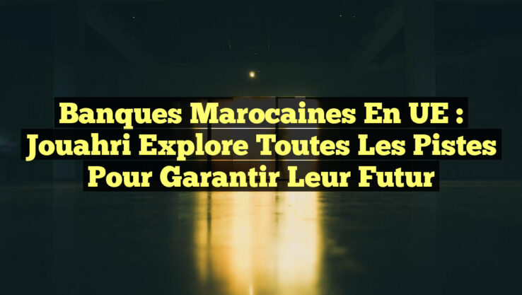 Banques marocaines en UE : Jouahri explore toutes les pistes pour garantir leur futur